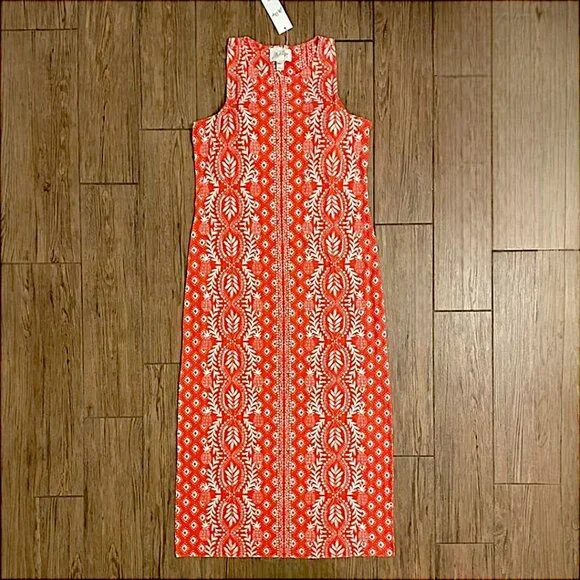 Lilly Pulitzer Ulla Maxi Dress in Flamingo Feather/Harbour View NWT - Size Large - Picture 7 of 9